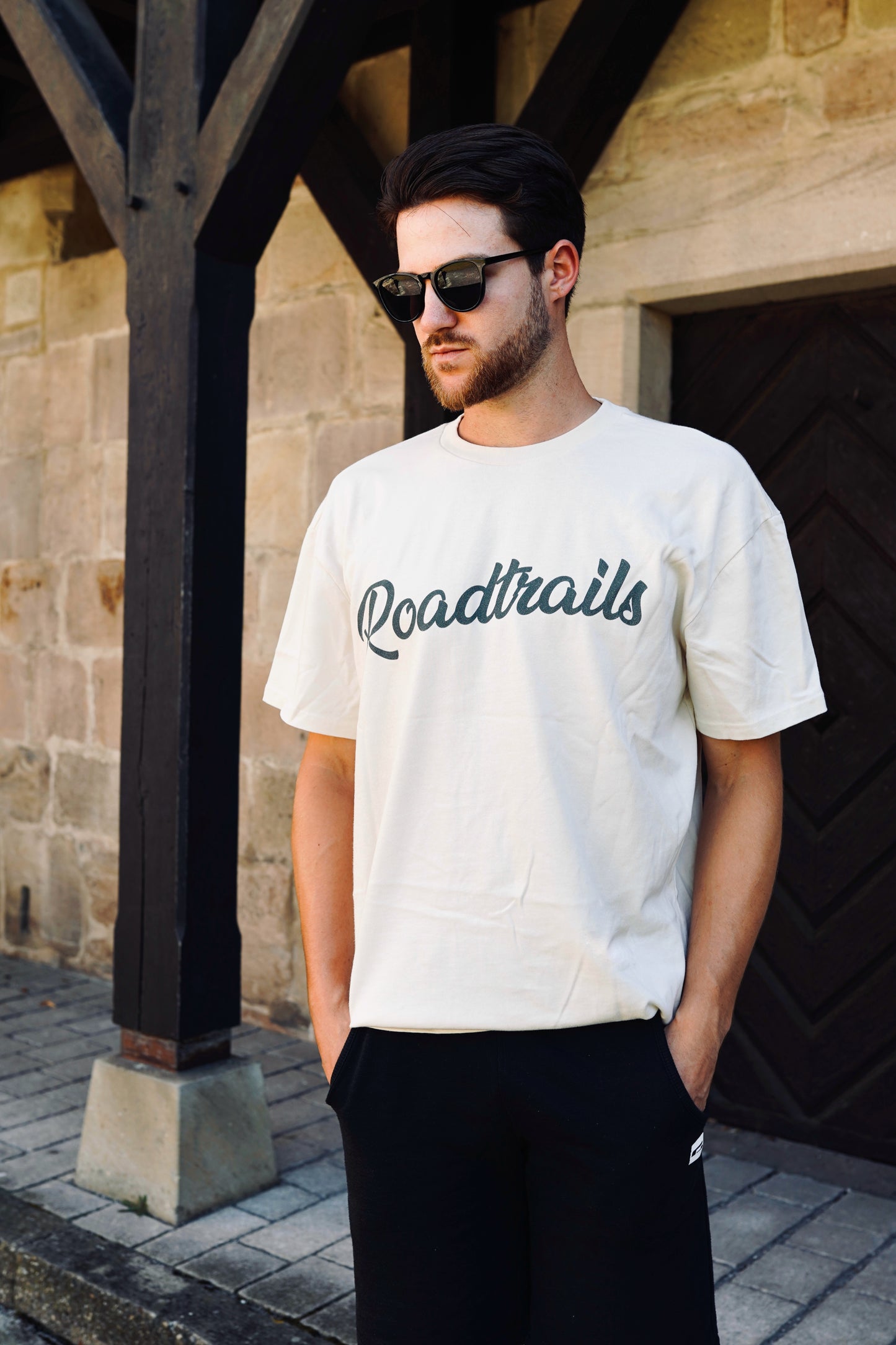 WORLWIDE Oversized T-Shirt Natural Raw