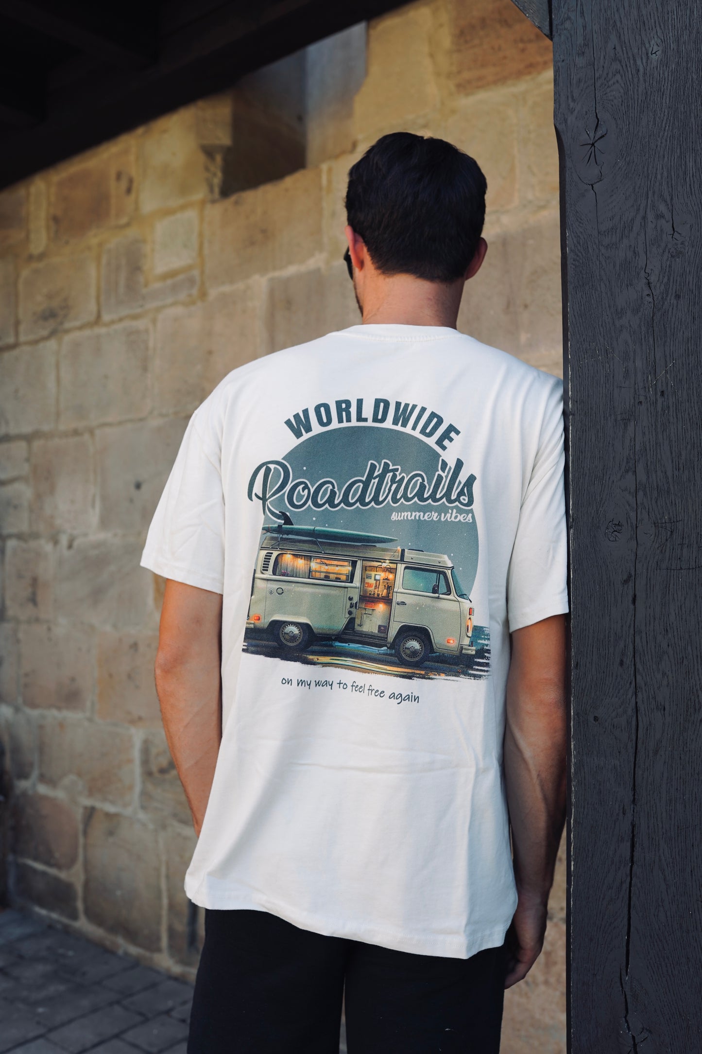WORLWIDE Oversized T-Shirt Natural Raw